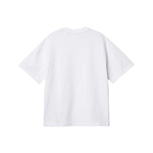 S/S Link Script T-Shirt - White/Black