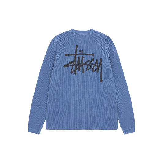 Raglan Thermal LS Crew - Blue