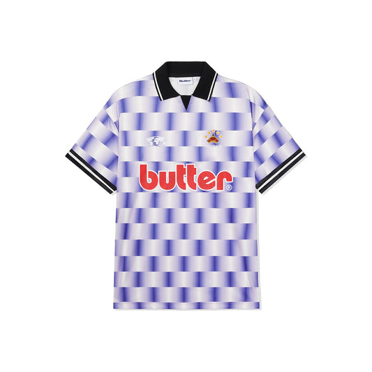 Butter Goods Internationale Jersey - Blue / White - Crowdless