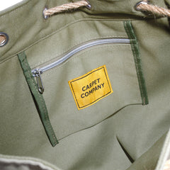 Carpet Company Canvas Laundry Bag - Military Green - Crowdless