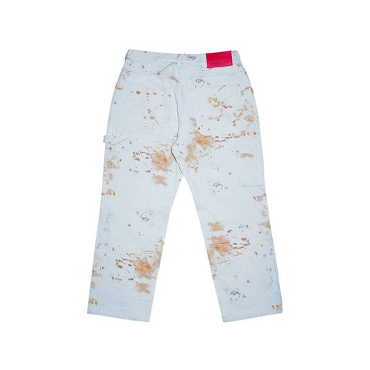 Rust Work Pant - White/Rust