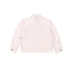 Pop Full Button Linen Jacket - Off White