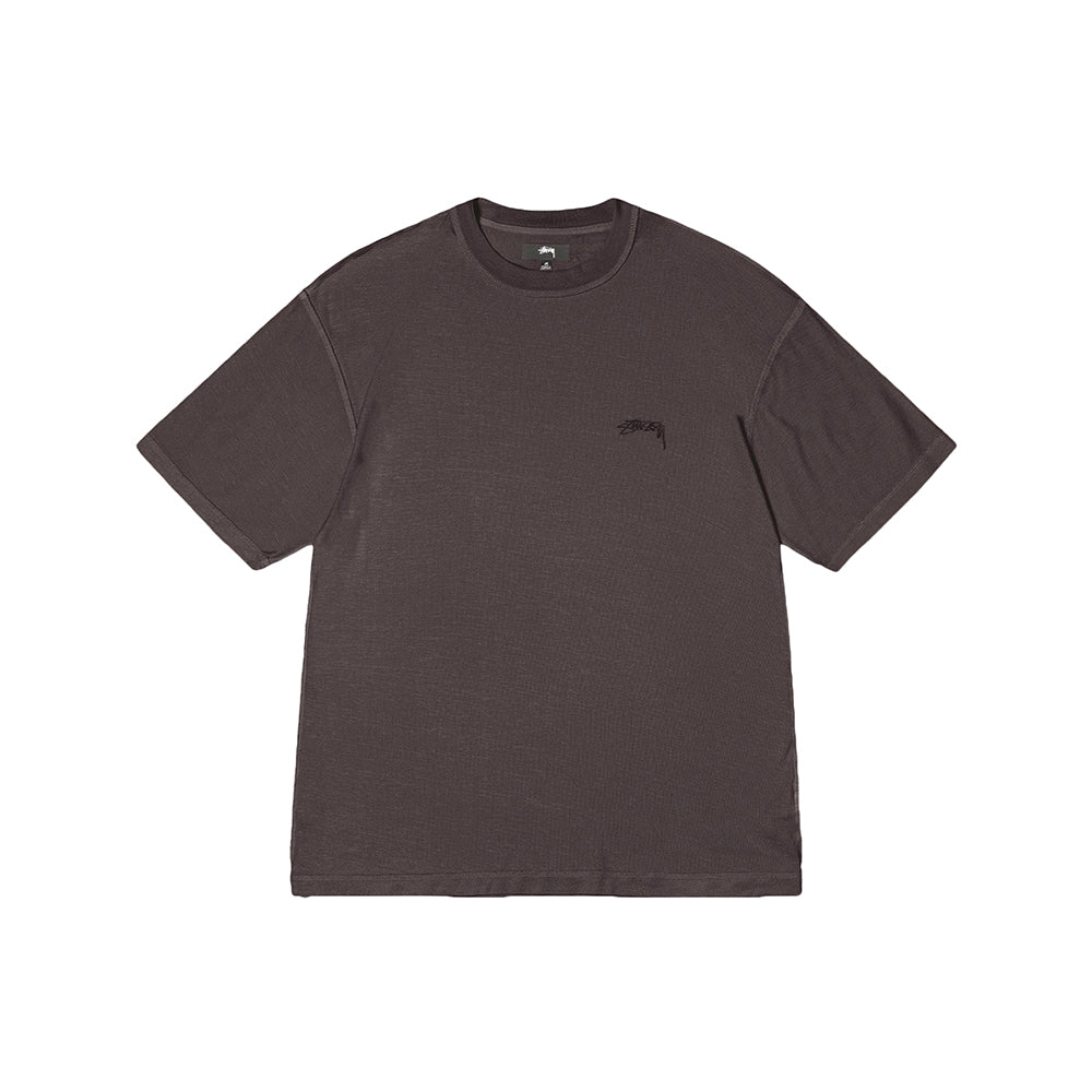 Stüssy Lazy Tee - Faded Black - Crowdless