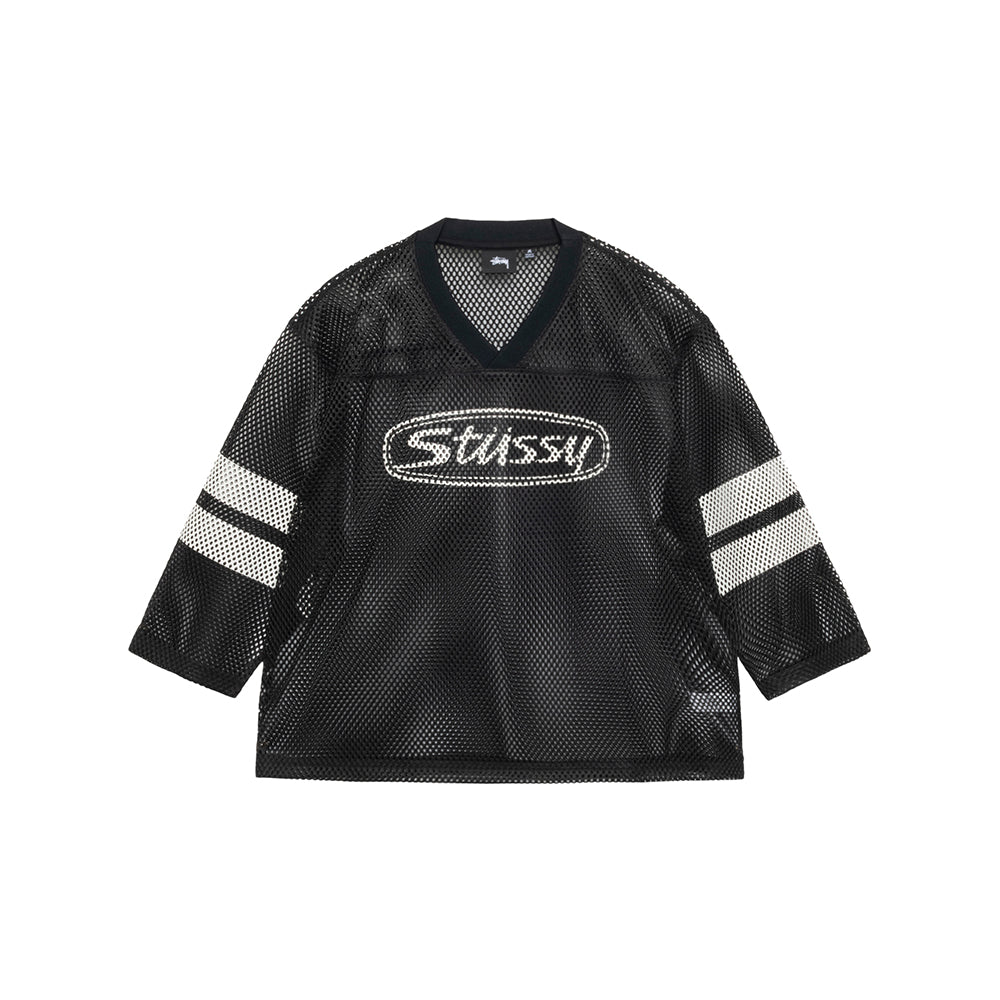 Stüssy Trucker Team Jersey - Black - Crowdless