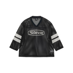 Stüssy Trucker Team Jersey - Black - Crowdless