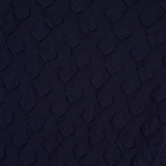 Bubble Knit Hoodie - Midnight Blue