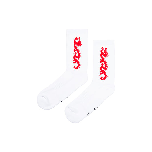 Carpet Company Dragon Sock - White - Crowdless