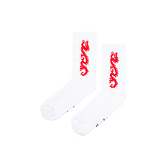 Carpet Company Dragon Sock - White - Crowdless
