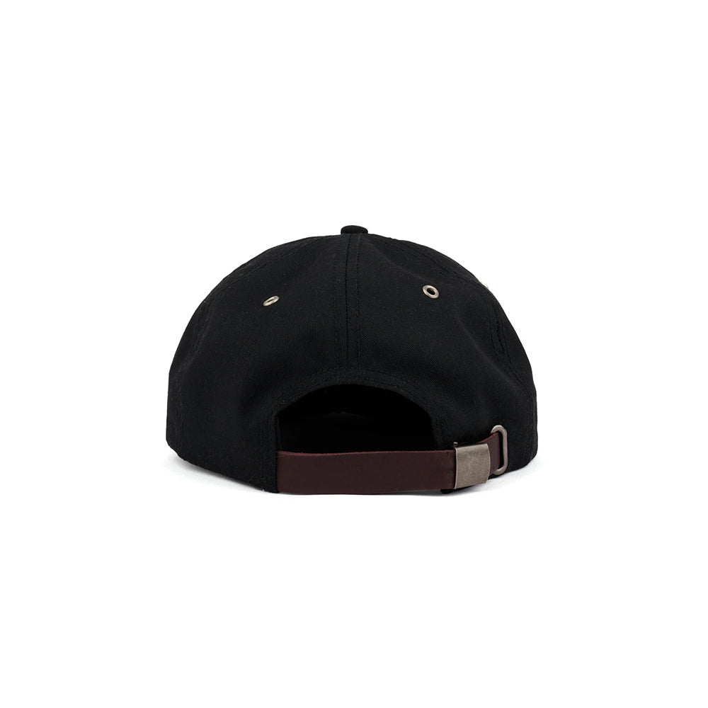 Brain Dead Folk Technology Wire Brim 6 Panel Hat - Black - Crowdless