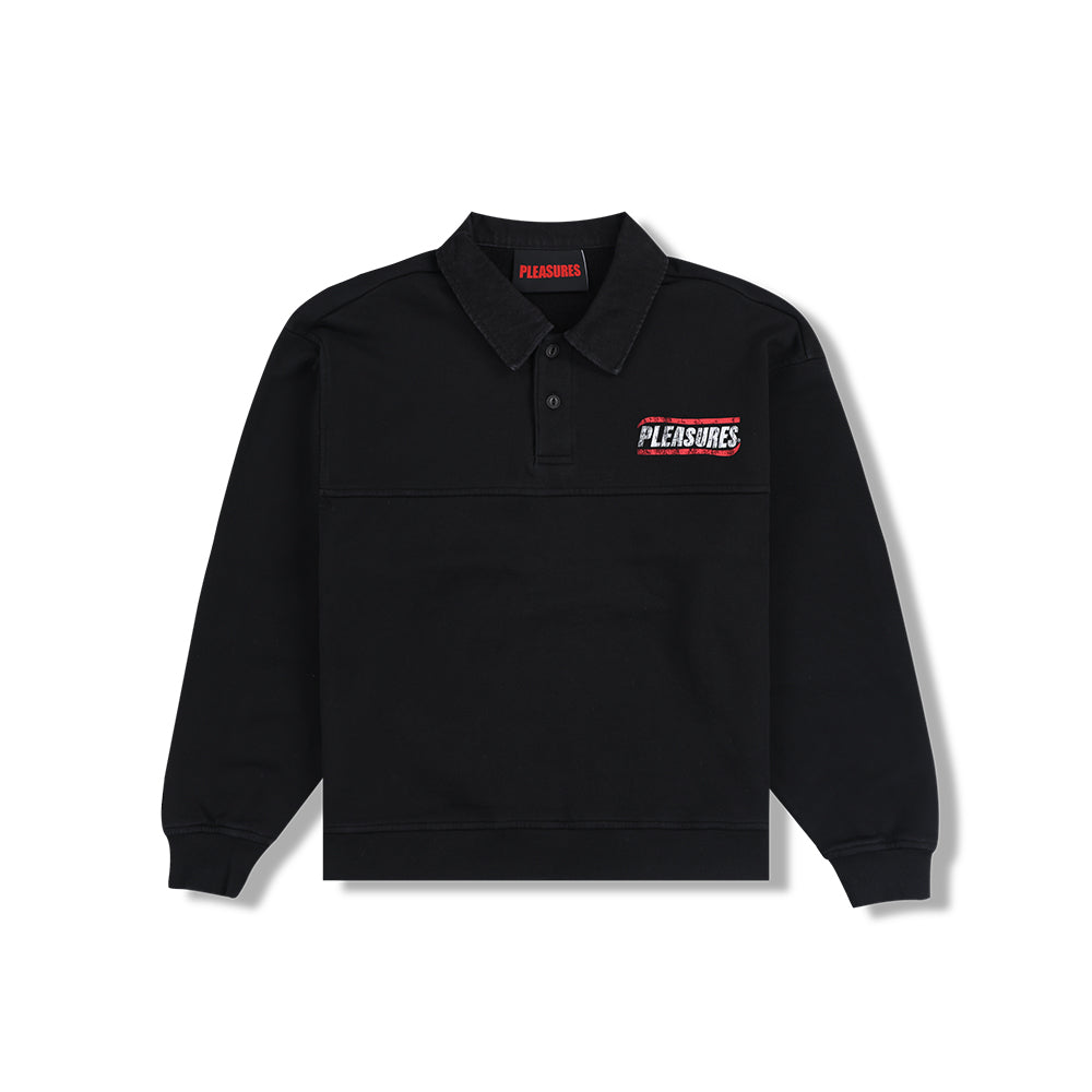Gentle Polo Sweatshirt - Black