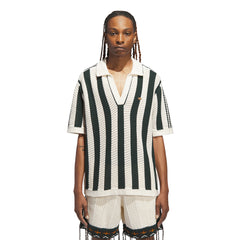 Clot Pique Polo by Edison Chen - Green Night/Cream White