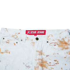 Rust Work Pant - White/Rust