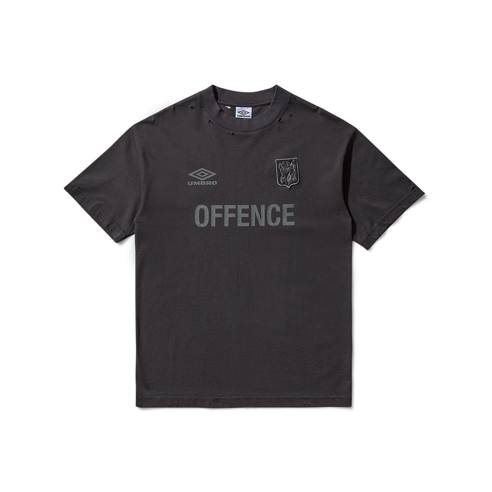 Umbro Offence Defence T-Shirt - Washed Black - Crowdless