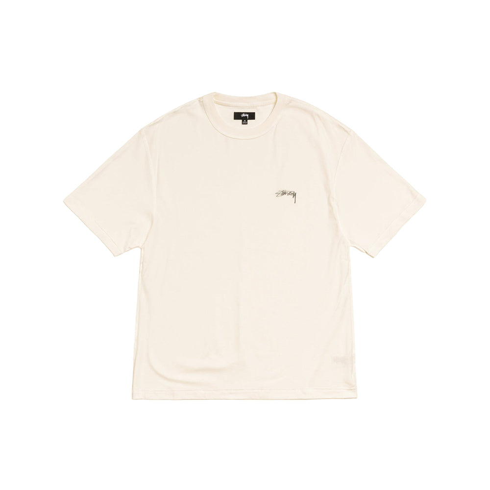 Stüssy Lazy Tee - White - Crowdless