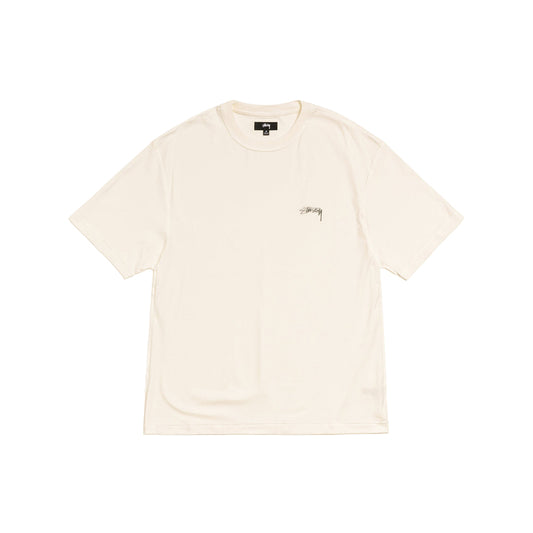 Stüssy Lazy Tee - White - Crowdless