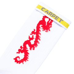 Carpet Company Dragon Sock - White - Crowdless
