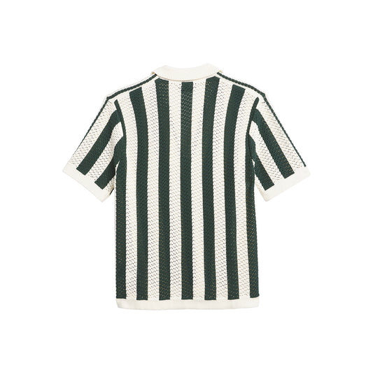 Clot Pique Polo by Edison Chen - Green Night/Cream White
