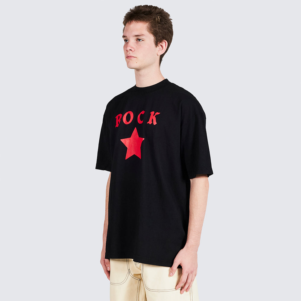 Pleasures Rockstar T-shirt - Black - Crowdless