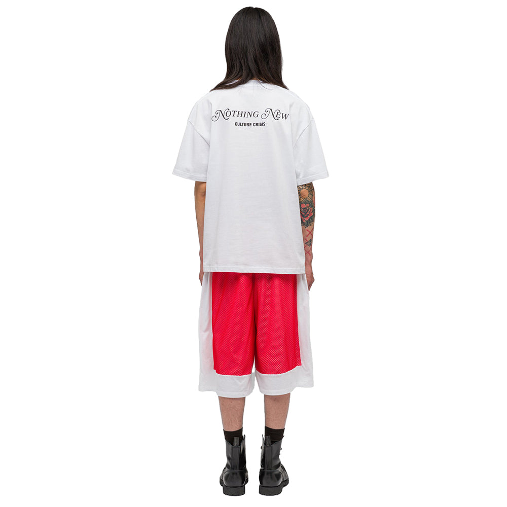 032c “Nothing New” American-Cut T-Shirt - White - Crowdless