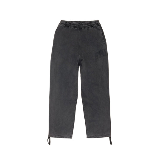 Faded Graphic Fleece Pant - Washed Black