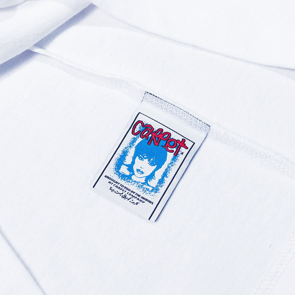 Carpet Company Cat Tee - White - Crowdless