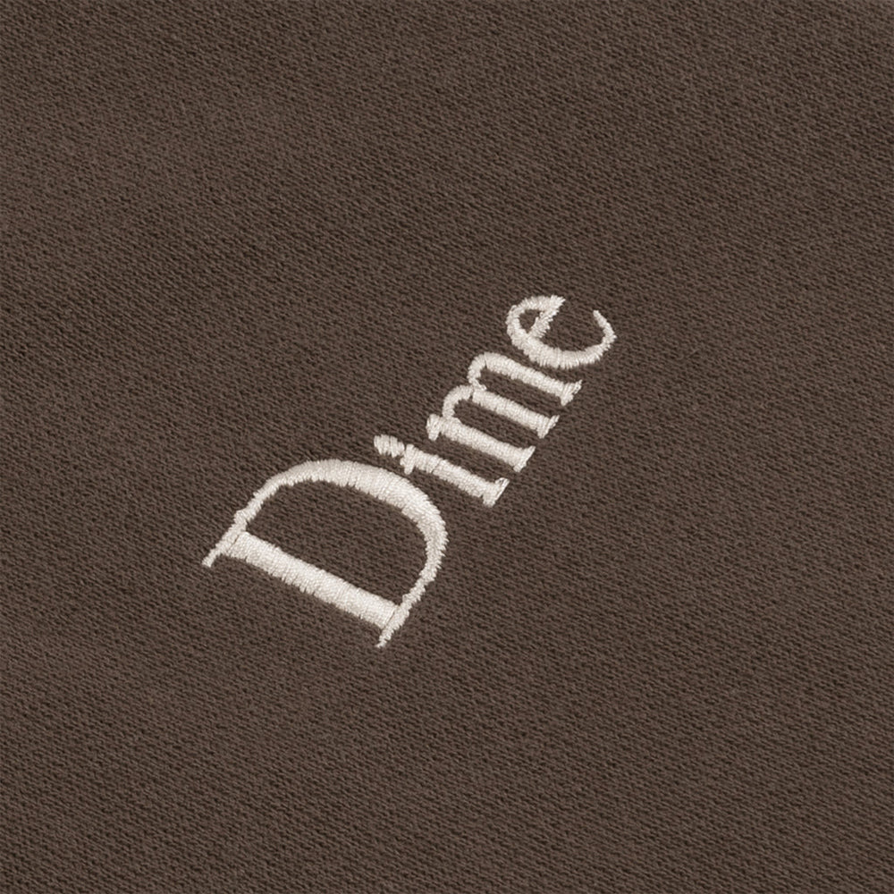 Dime Small Logo Hoodie - Driftwood - Crowdless