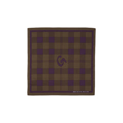 Plaid Bandana - Plum