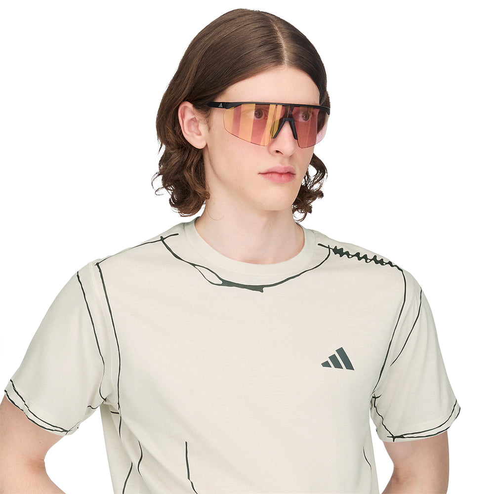 adidas ADI365 SFTM Running Unitefit T-Shirt - Halo Ivory - Crowdless