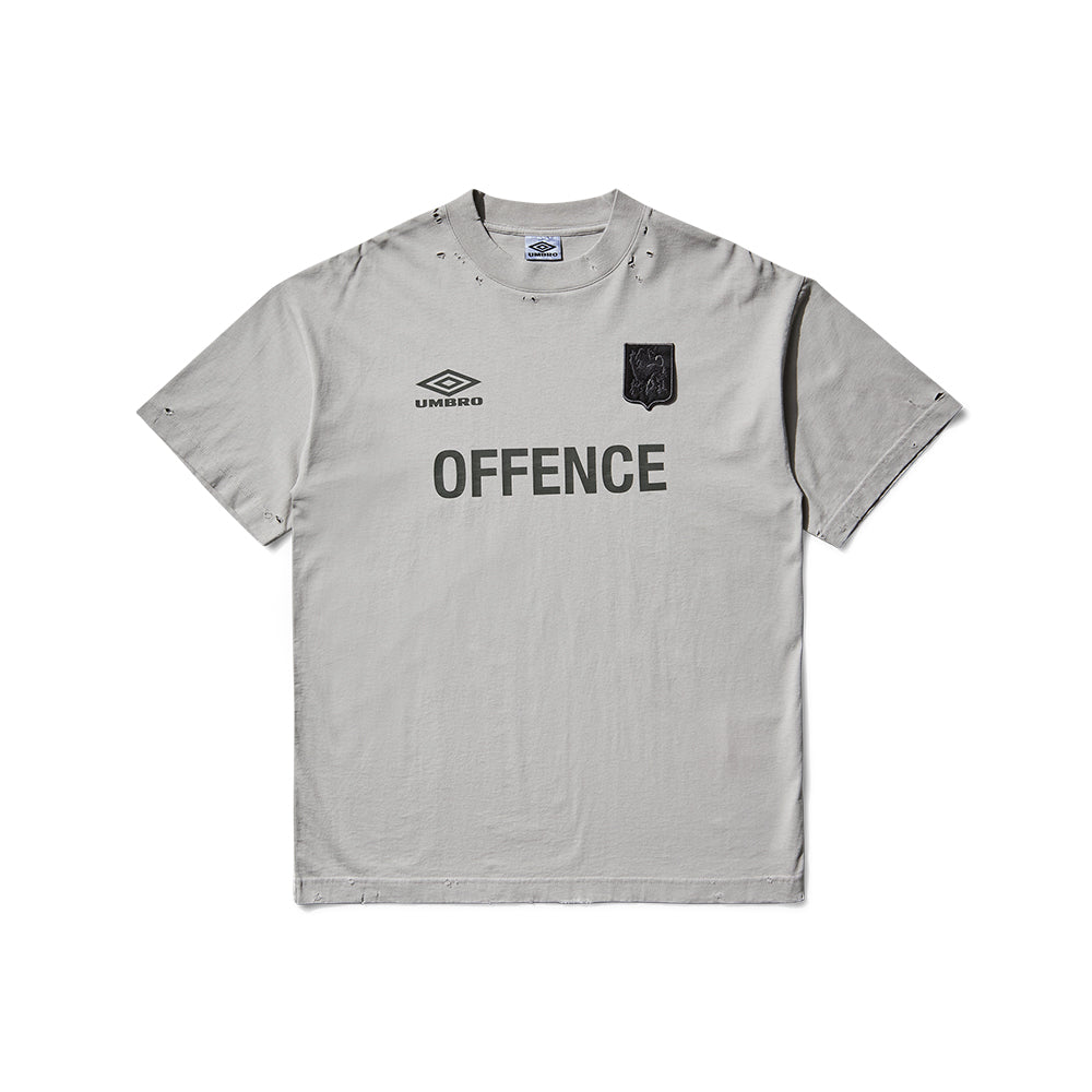 Umbro Offence Defence T-Shirt - Light Grey - Crowdless