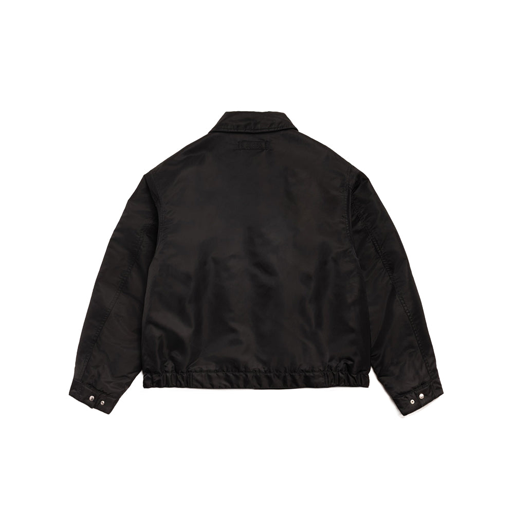 Stüssy Pile Lined Zip Jacket - Black - Crowdless