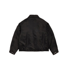 Stüssy Pile Lined Zip Jacket - Black - Crowdless
