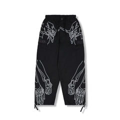 Pleasures Eva-1 Cargo Pants - Black - Crowdless