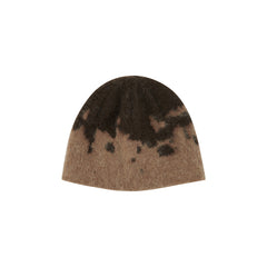 Mohair Splatter Beanie - Taupe Splatter