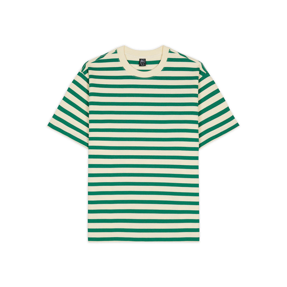 Brain Dead Organic Striped T-Shirt - Light Green - Crowdless