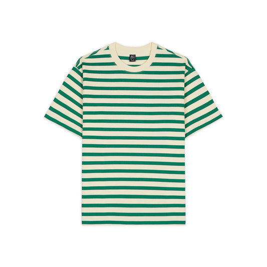 Organic Striped T-Shirt - Light Green
