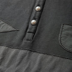 Umbro Censored Pearls Hoodie in washed black with pearl graphic detail