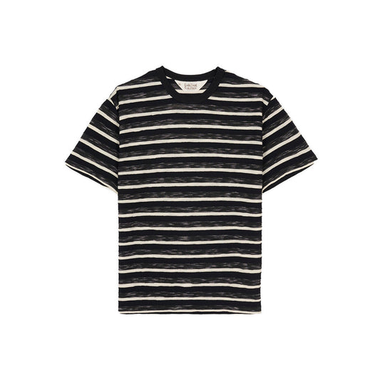 Brain Dead Casey Striped T-Shirt - Black - Crowdless