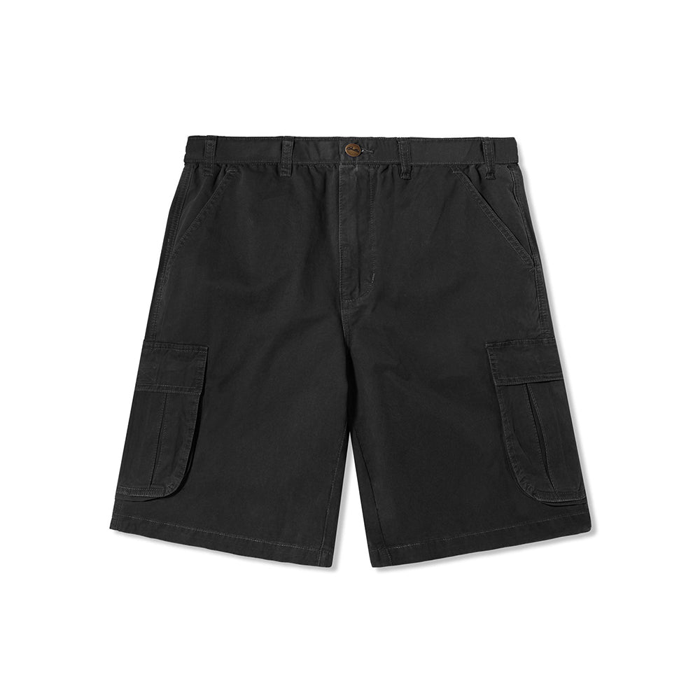 Butter Goods Field Cargo Shorts - Black - Crowdless