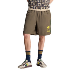 adidas Brain Dead Shorts - Brown - Crowdless