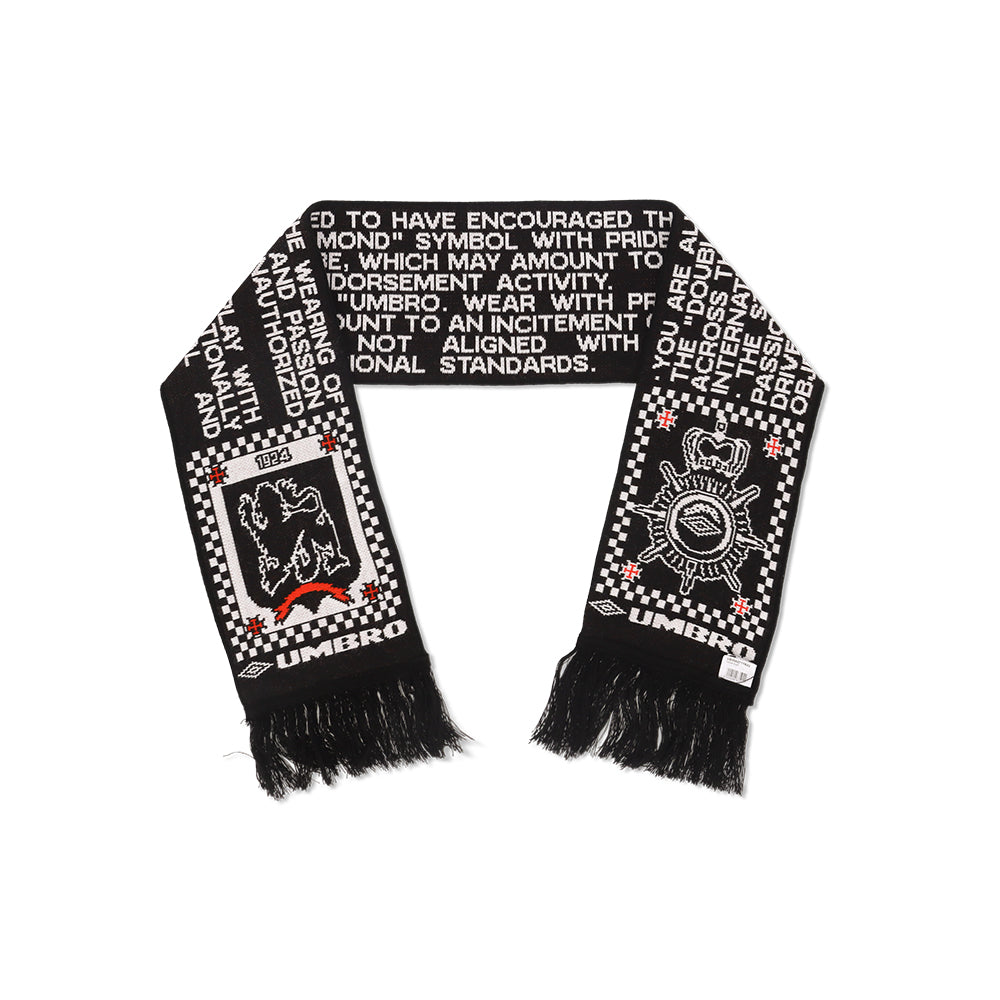 Umbro Notice Scarf - Black/White - Crowdless