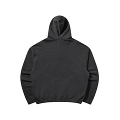 Umbro Censored Pearls Hoodie in washed black with graphic pearl design and hood