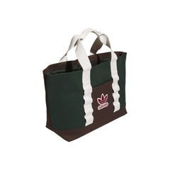 Clot Tote Bag by Edison Chen - Green Night/Dark Brown