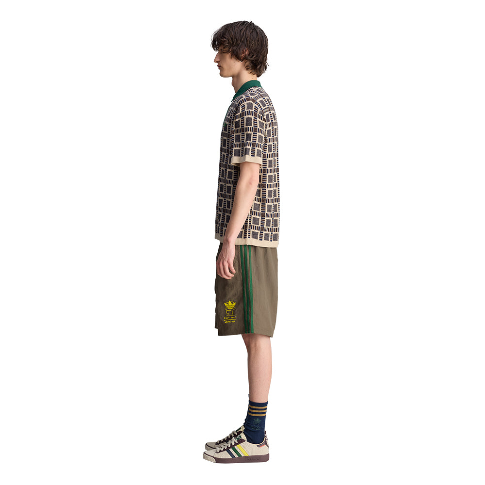 adidas Brain Dead Shorts - Brown - Crowdless