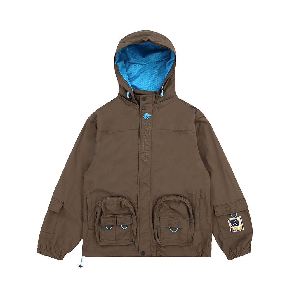 Pleasures Triple Modular Jacket - Coffee - Crowdless