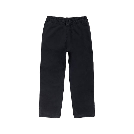 Stüssy Beach Pant Cotton Twill - Black - Crowdless