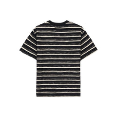 Brain Dead Casey Striped T-Shirt - Black - Crowdless