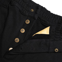 C-Star Button Fly Sweatpants - Black