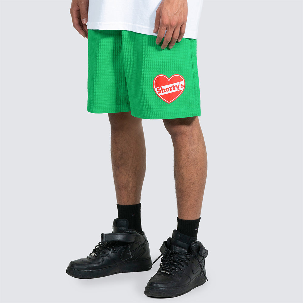 Pleasures Heart Sport Shorts - Green - Crowdless