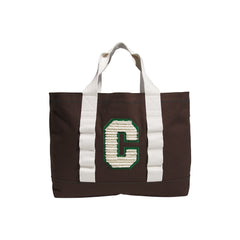 Clot Tote Bag by Edison Chen - Green Night/Dark Brown