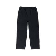 Stüssy Beach Pant Cotton Twill - Black - Crowdless